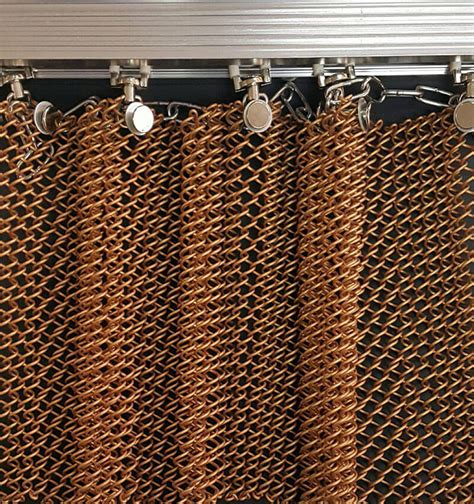 metal mesh drapery material